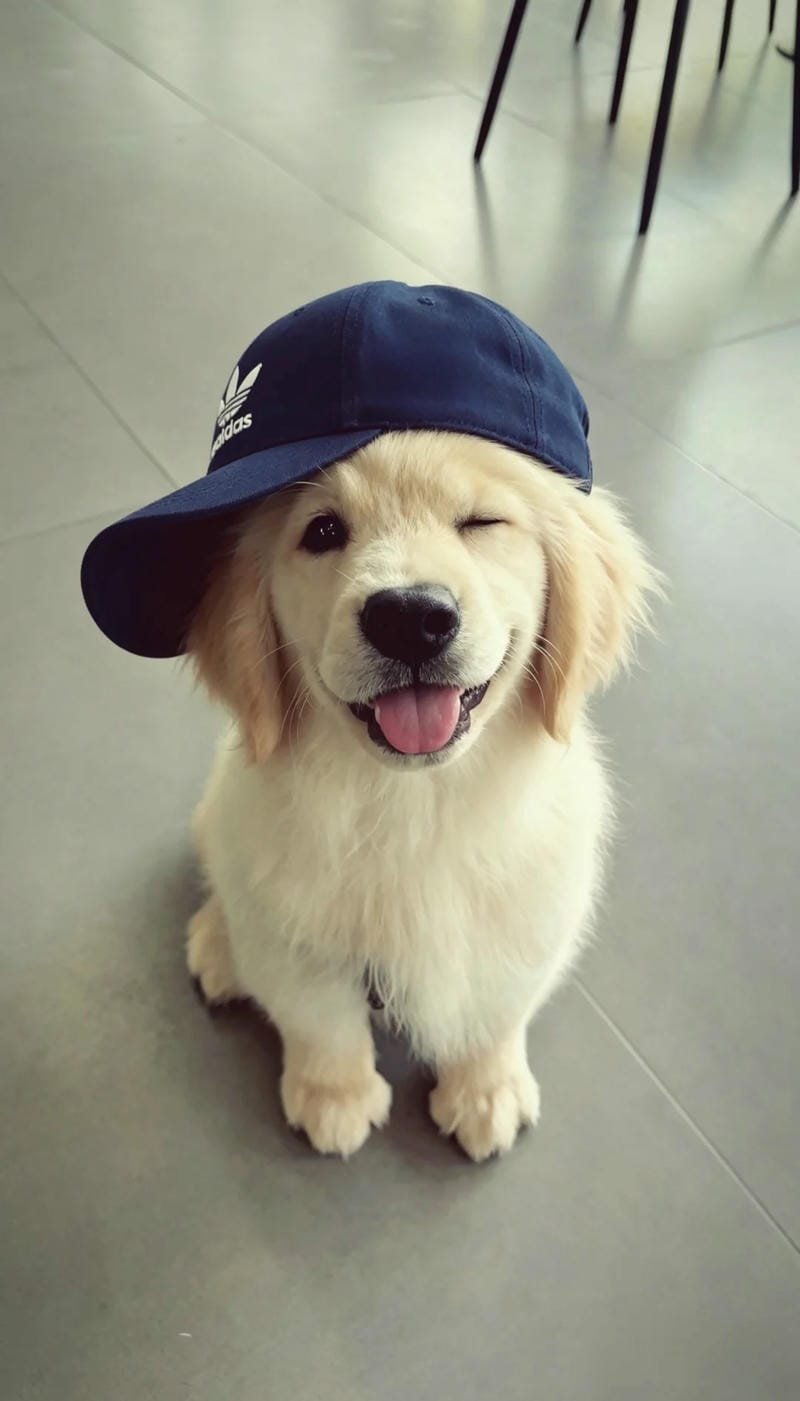 Ảnh con chó cute với đôi mắt long lanh đáng yêu