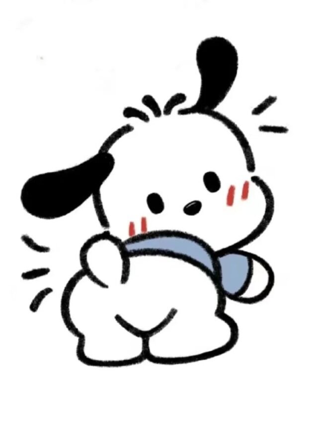 Chó chibi vui nhộn mang màu sắc hoạt hình