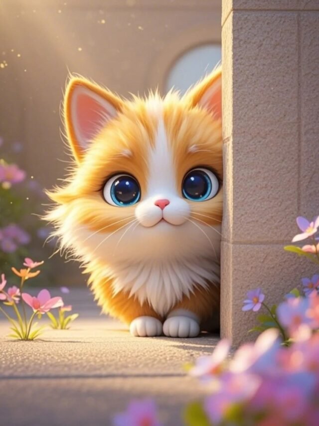 Hình Ảnh Con Mèo 3D Đáng Yêu Làm Avatar, Hình Nền