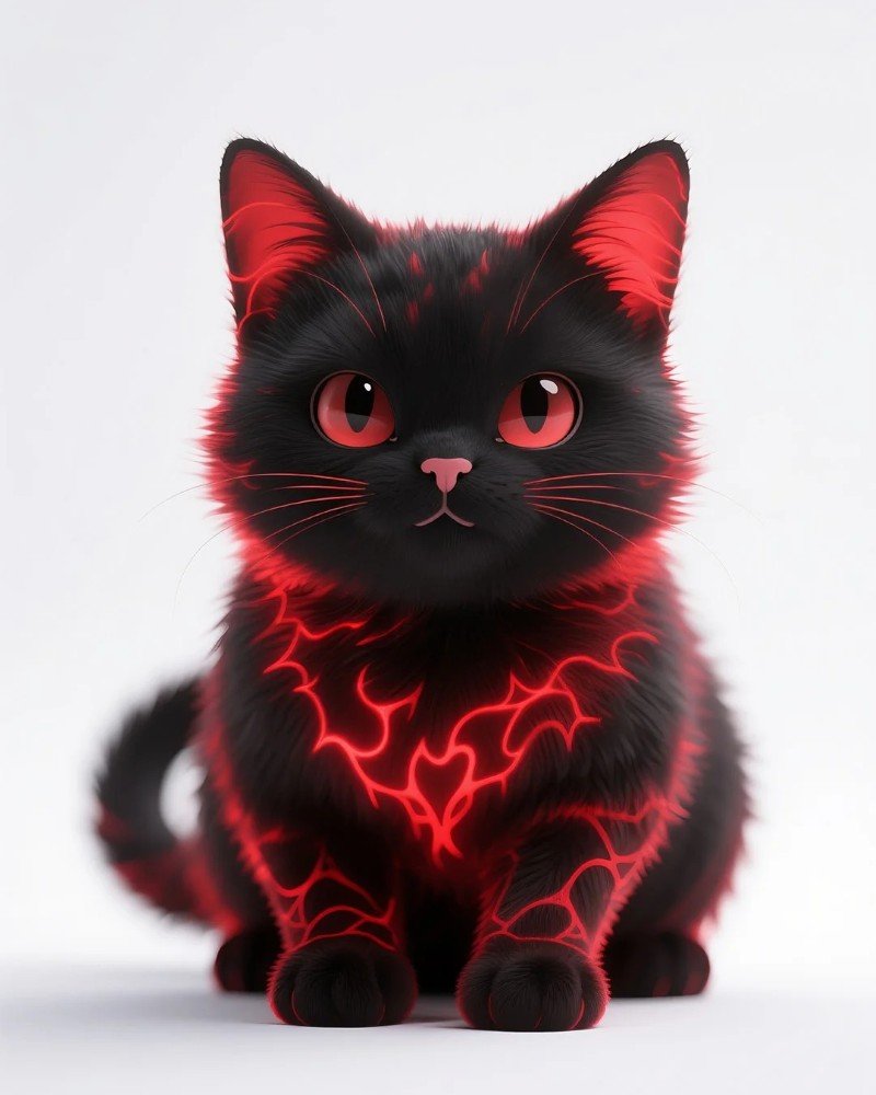 hình ảnh con mèo 3d 16