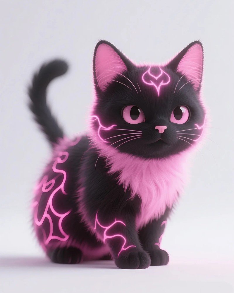 hình ảnh con mèo 3d 17