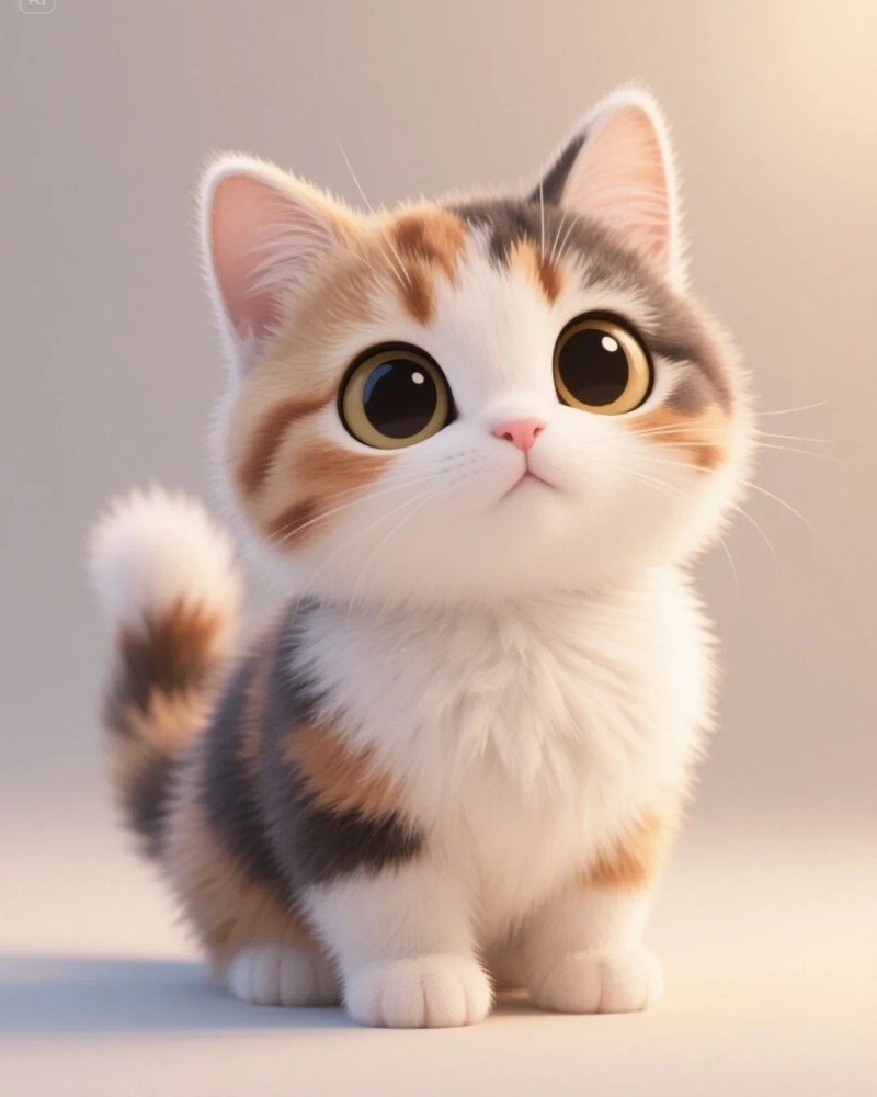 hình ảnh con mèo 3d 18