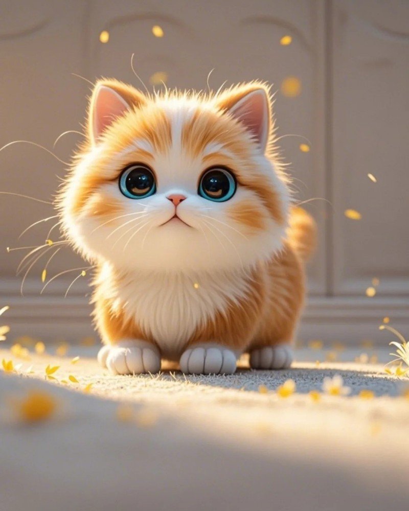 hình ảnh con mèo 3d 24