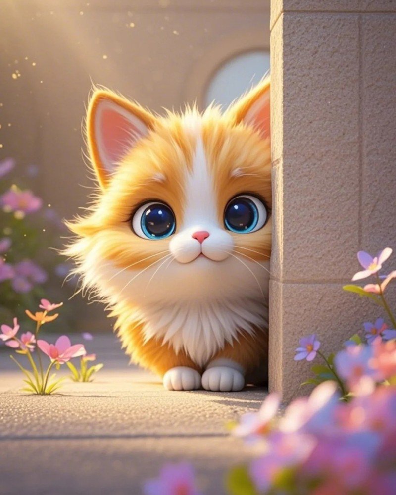 hình ảnh con mèo 3d 25