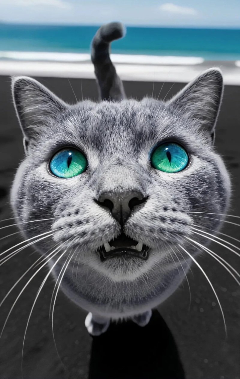 hình ảnh con mèo 3d 31