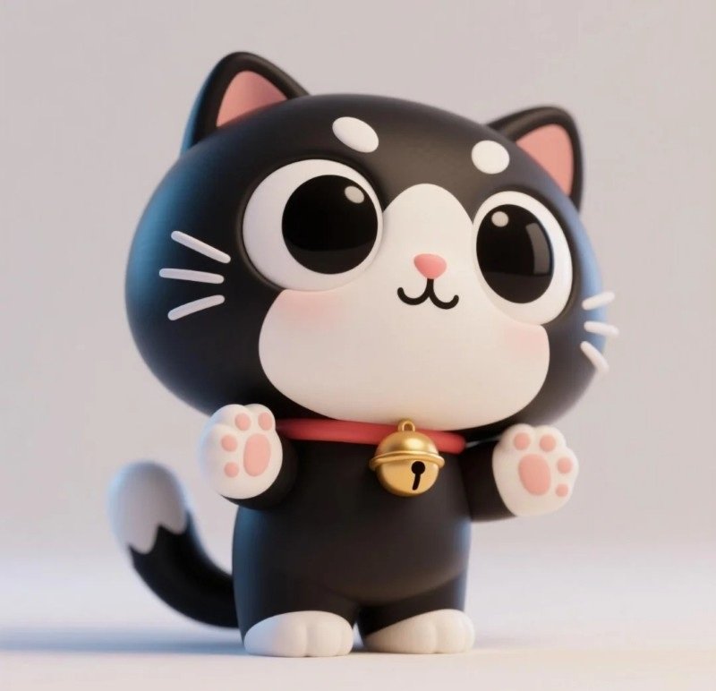 hình ảnh con mèo 3d 9