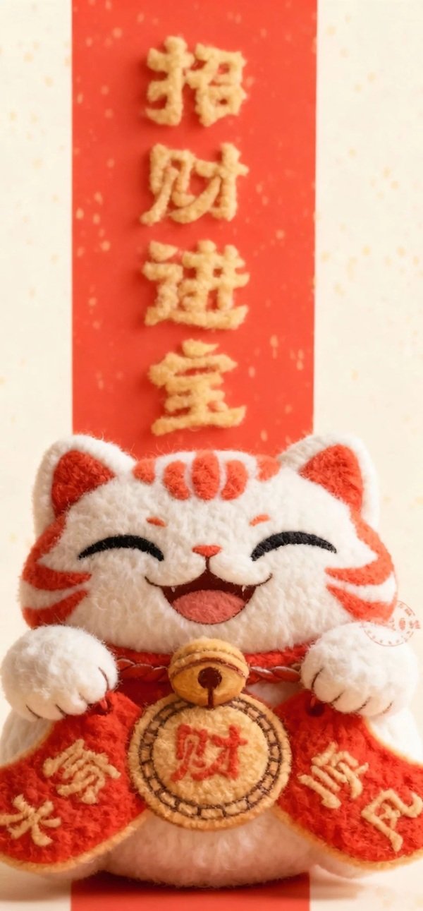 hình nền mèo thần tài 18