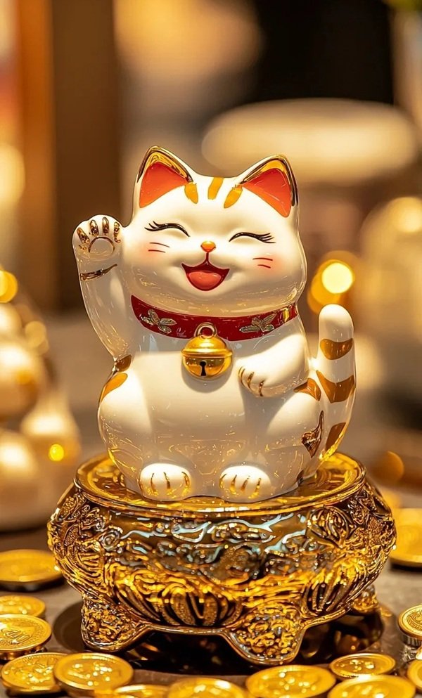 hình nền mèo thần tài 20