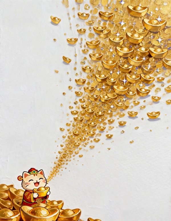 hình nền mèo thần tài 23