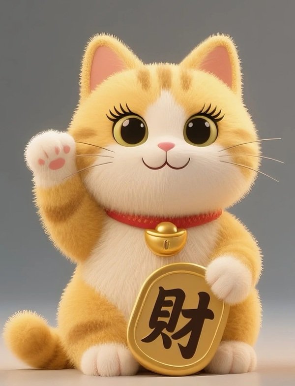 hình nền mèo thần tài 33