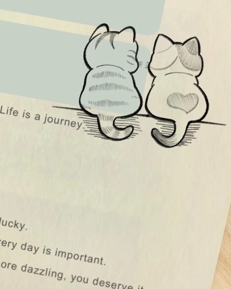 hình vẽ con mèo 15