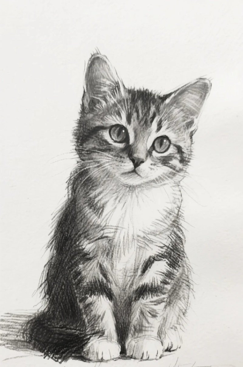 hình vẽ con mèo 26