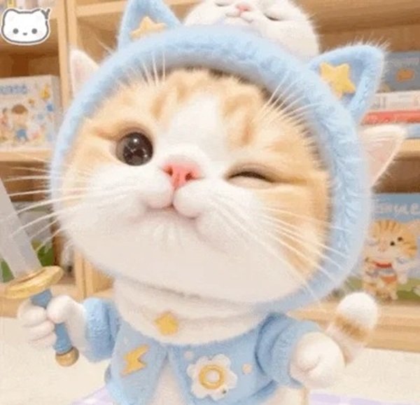 meme mèo cute 1
