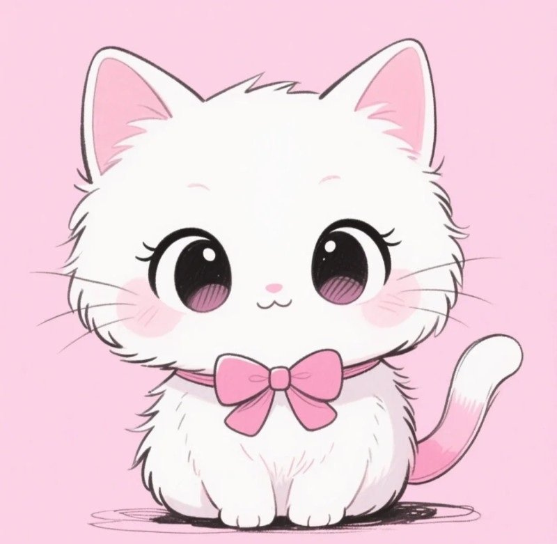 mèo cute chibi anime 15