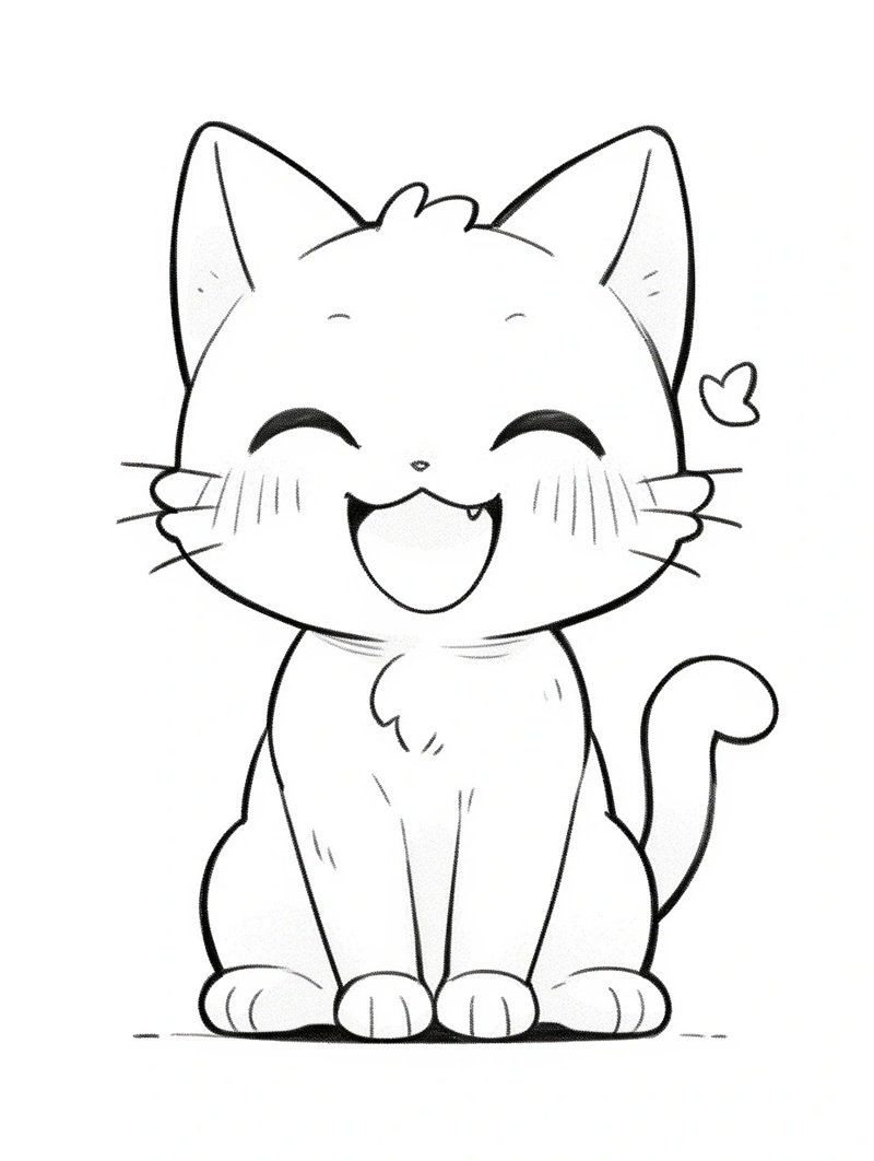 mèo cute chibi anime 18