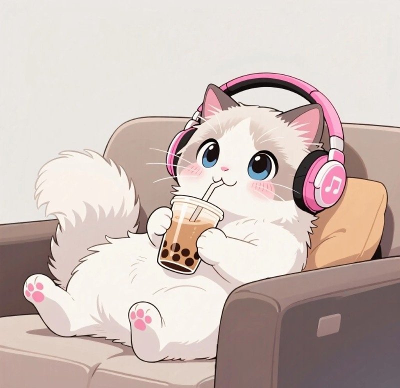 mèo cute chibi anime 27