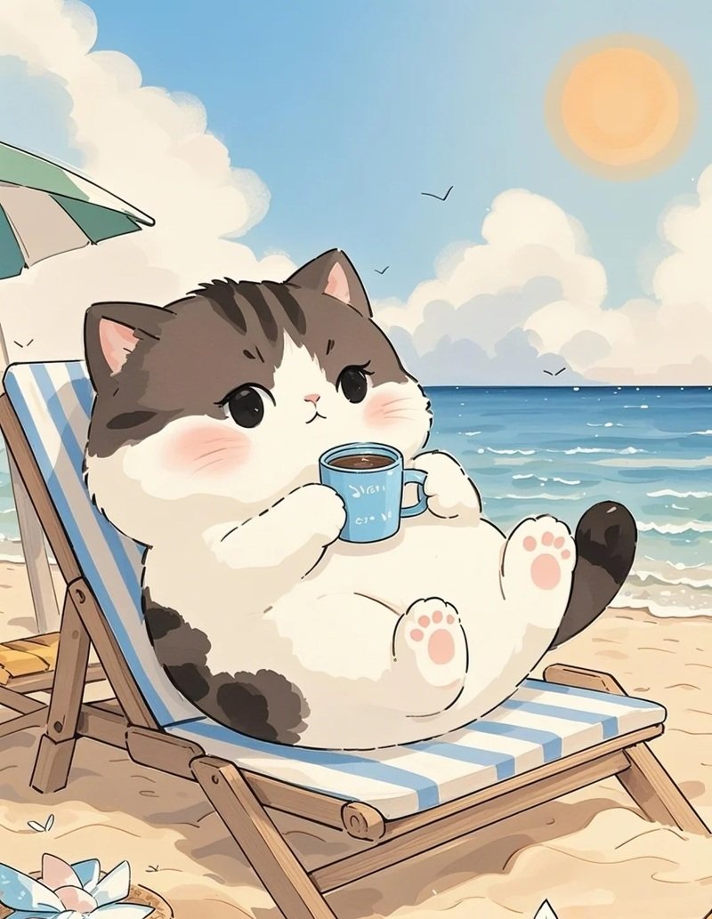 mèo cute chibi anime 31