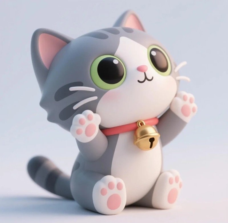 mèo cute chibi anime 8