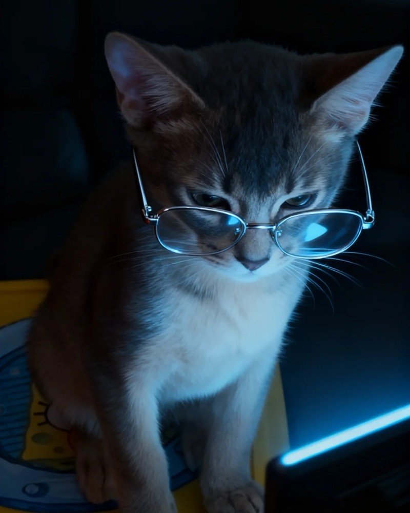 mèo đeo kính 24