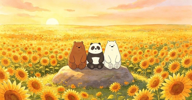 Hình ảnh 3 con gấu chibi dễ thương