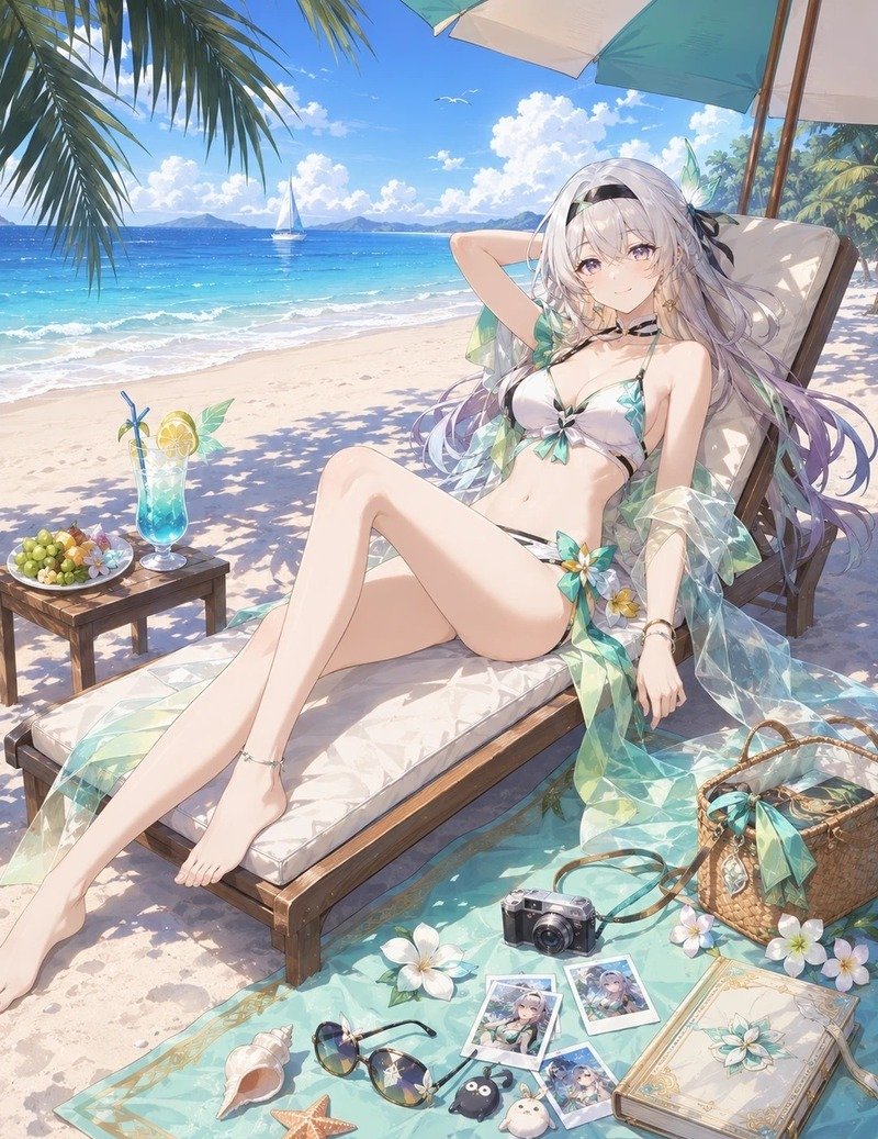 Ảnh anime thời trang mùa hè đầy cuốn hút