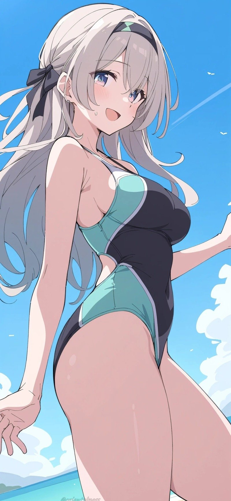 Ảnh anime bikini phong cách nghệ thuật Nhật Bản