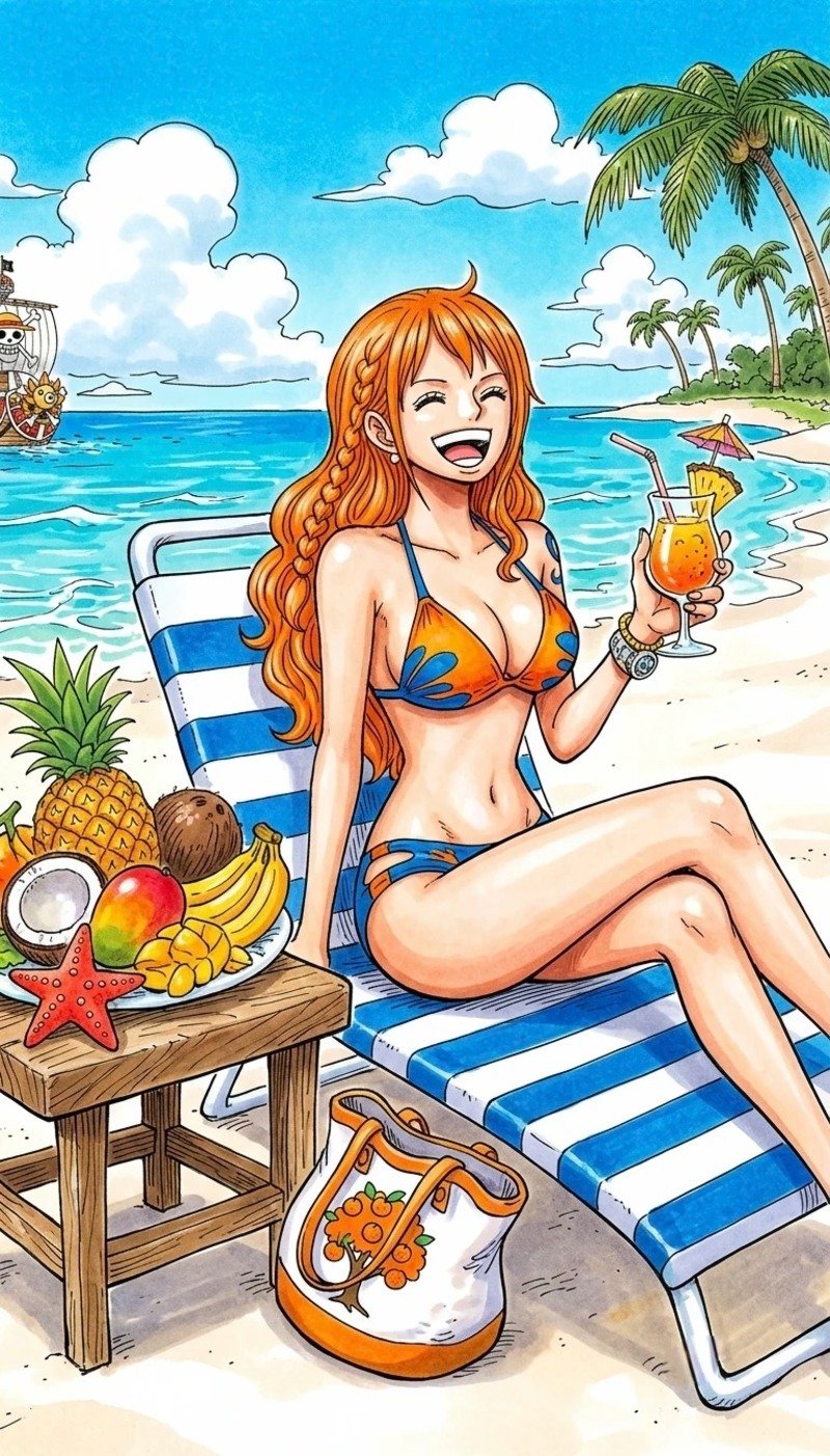 Cô gái anime với phong cách năng động và trẻ trung