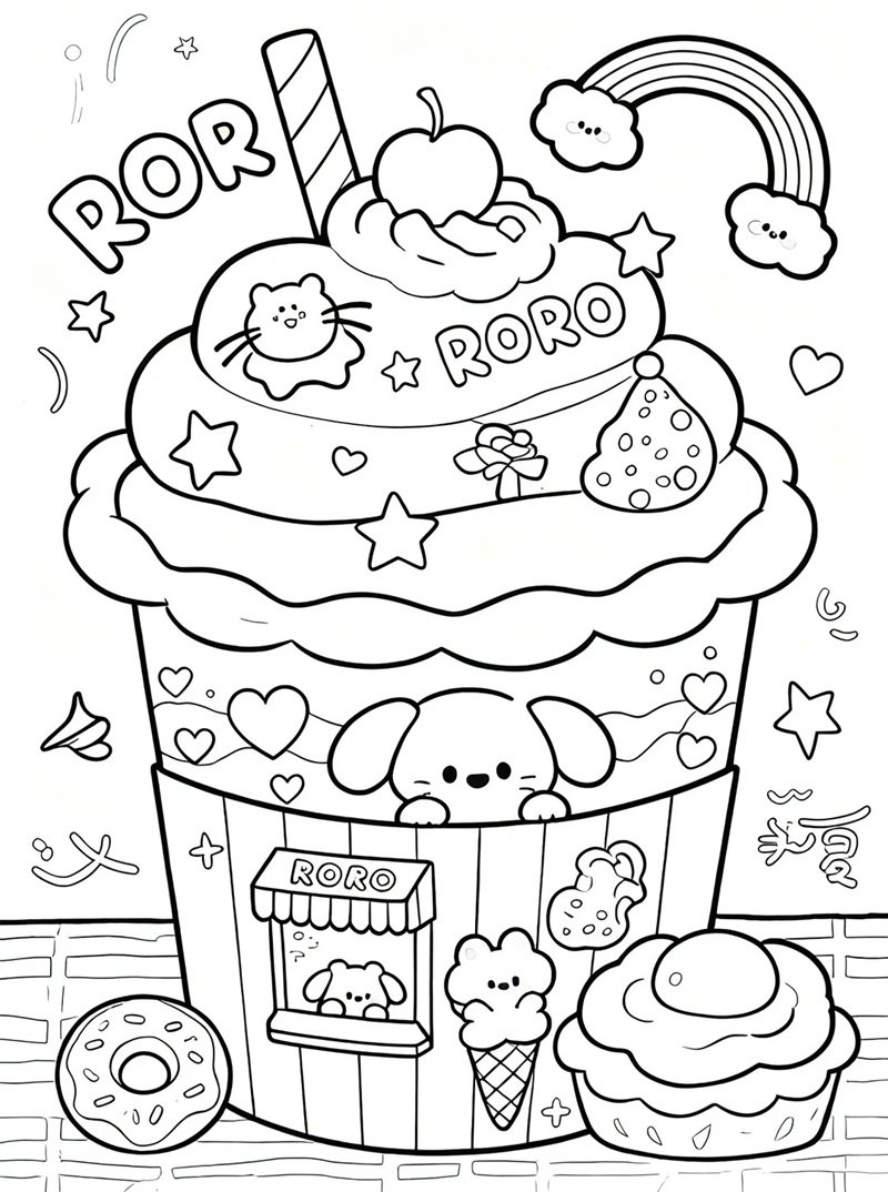 ảnh anime chưa tô màu 30