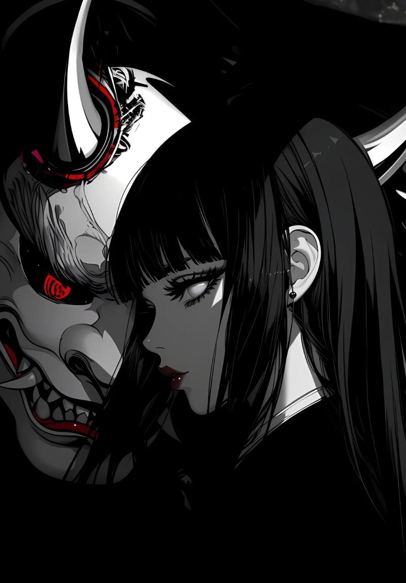 ảnh anime girl ngầu 1