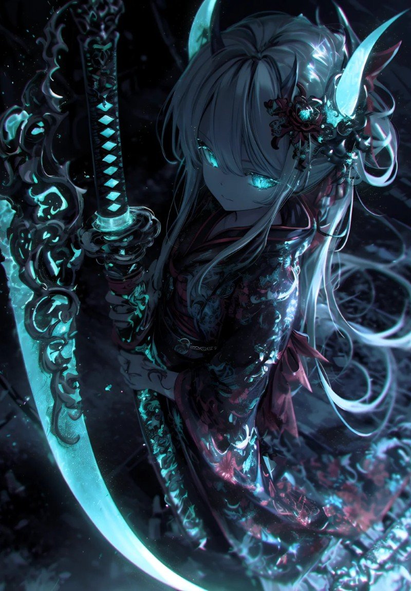 ảnh anime girl ngầu 24