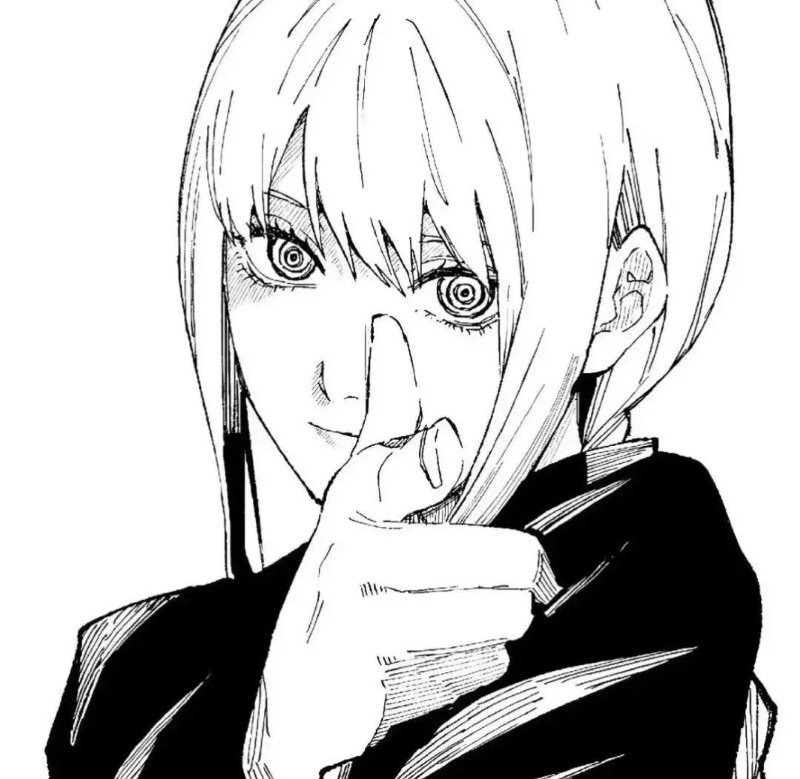 ảnh anime nữ đen trắng 23