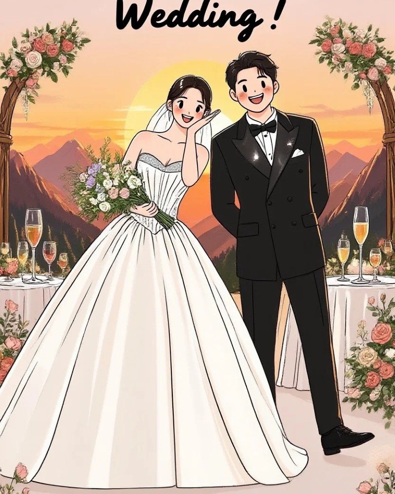 ảnh cưới hoạt hình 10