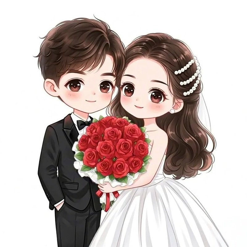 ảnh cưới hoạt hình 15