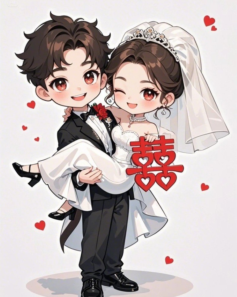 ảnh cưới hoạt hình 17