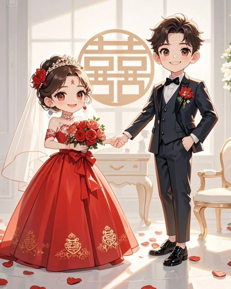 ảnh cưới hoạt hình 19