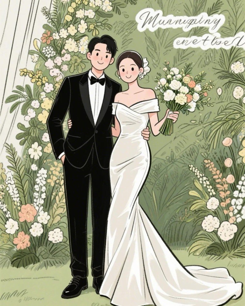 ảnh cưới hoạt hình 20