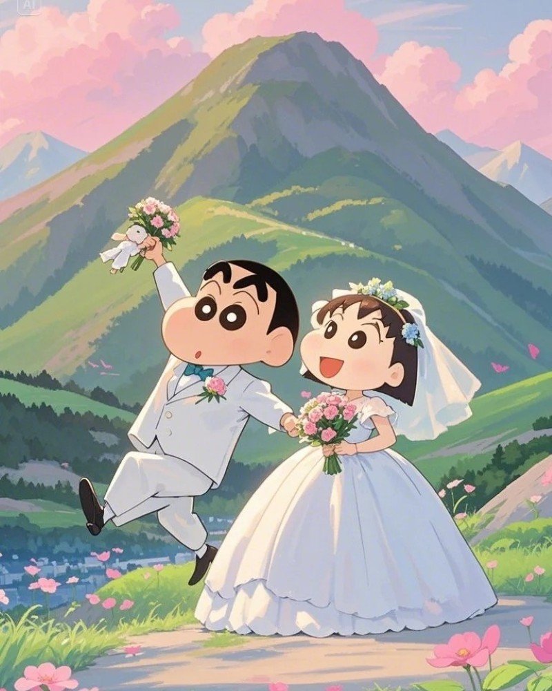 ảnh cưới hoạt hình 21