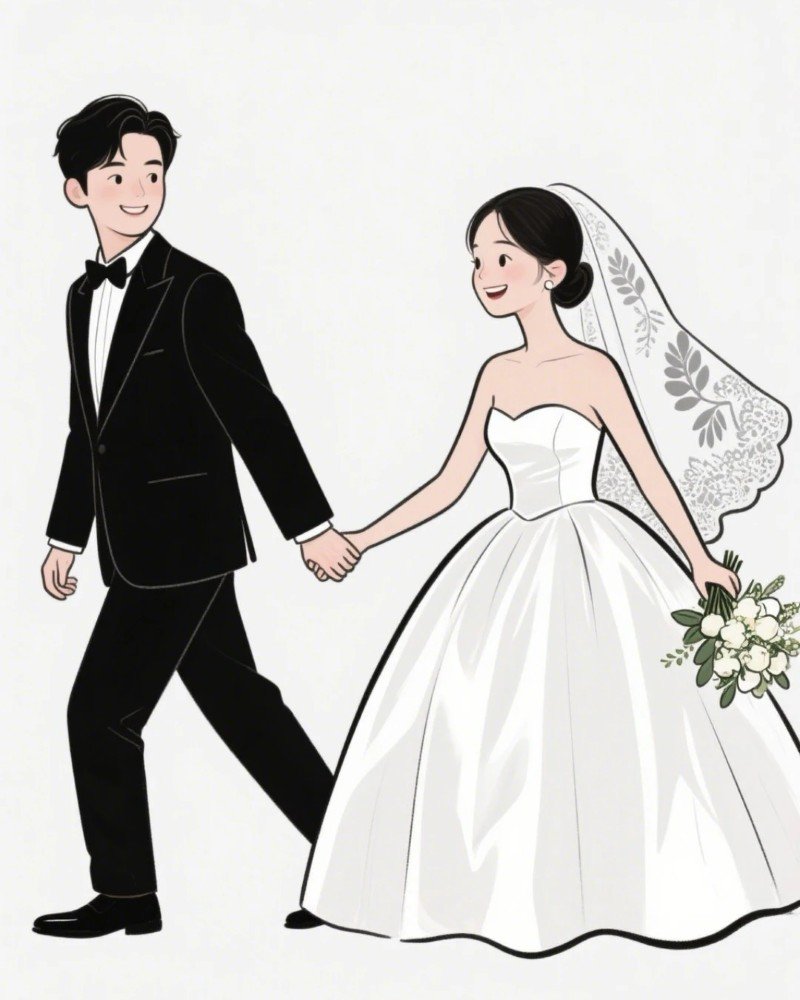 ảnh cưới hoạt hình 24