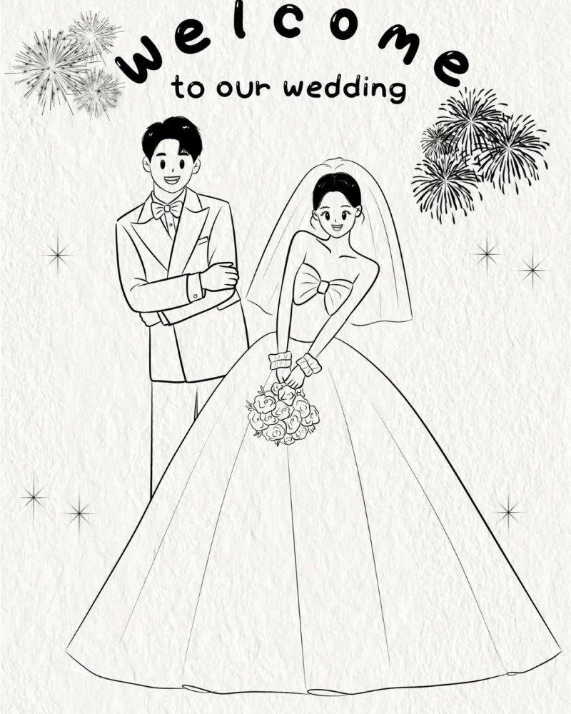 ảnh cưới hoạt hình 3