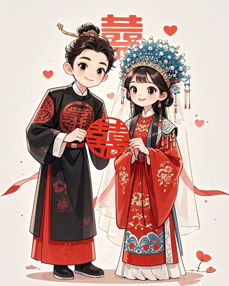 ảnh cưới hoạt hình 8