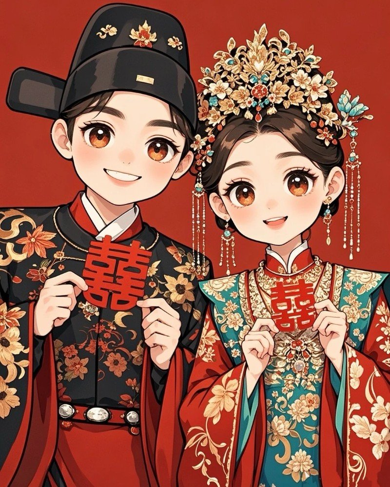 ảnh cưới hoạt hình 9