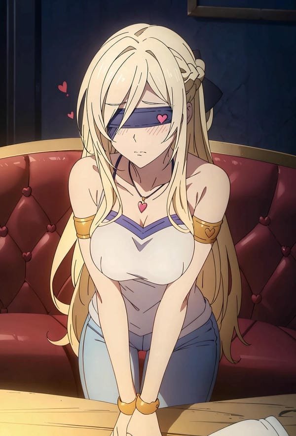 Gái xinh anime to tròn với thần thái tự tin nổi bật