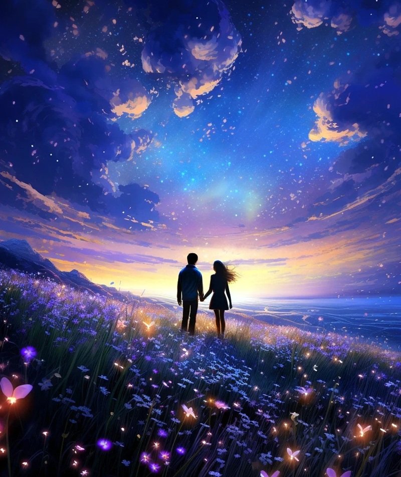 ảnh nắm tay hoạt hình 1