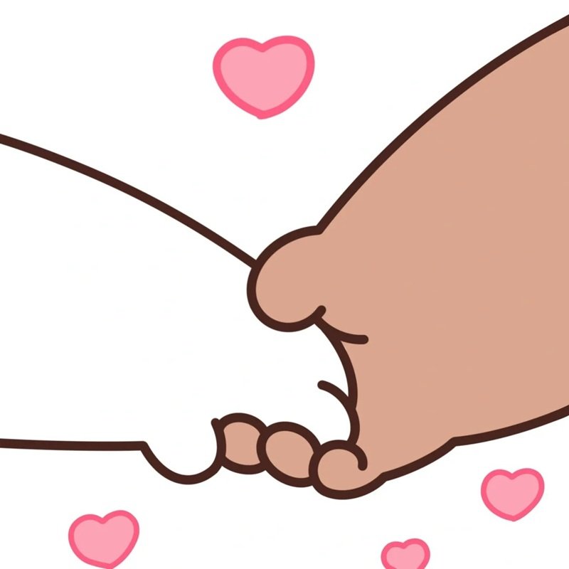 ảnh nắm tay hoạt hình 15