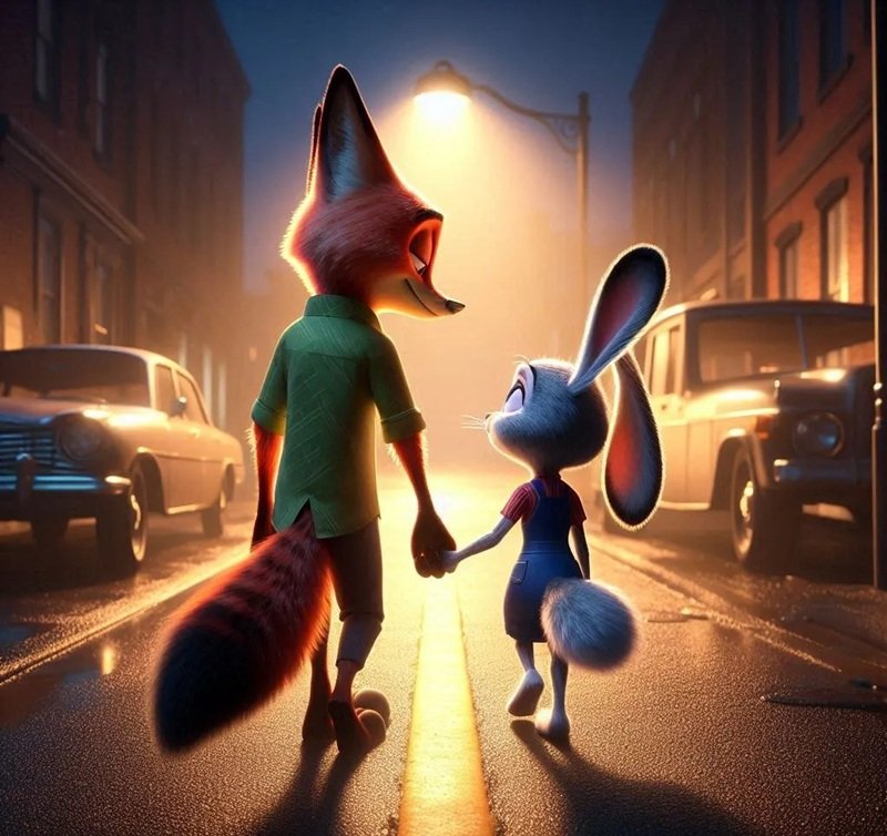 ảnh nắm tay hoạt hình 16