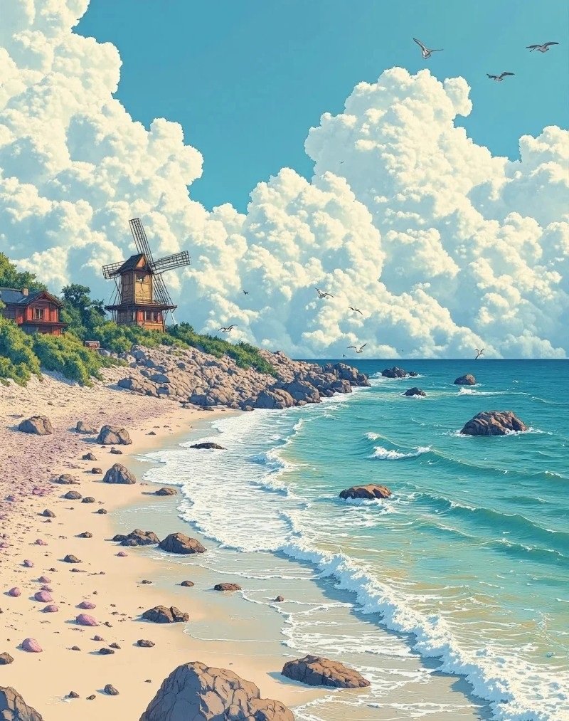 ảnh phong cảnh đẹp anime 1