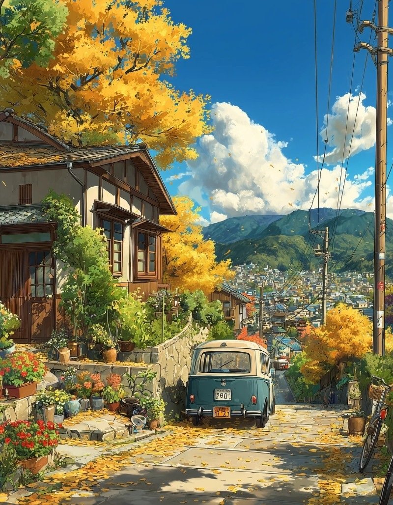 ảnh phong cảnh đẹp anime 17