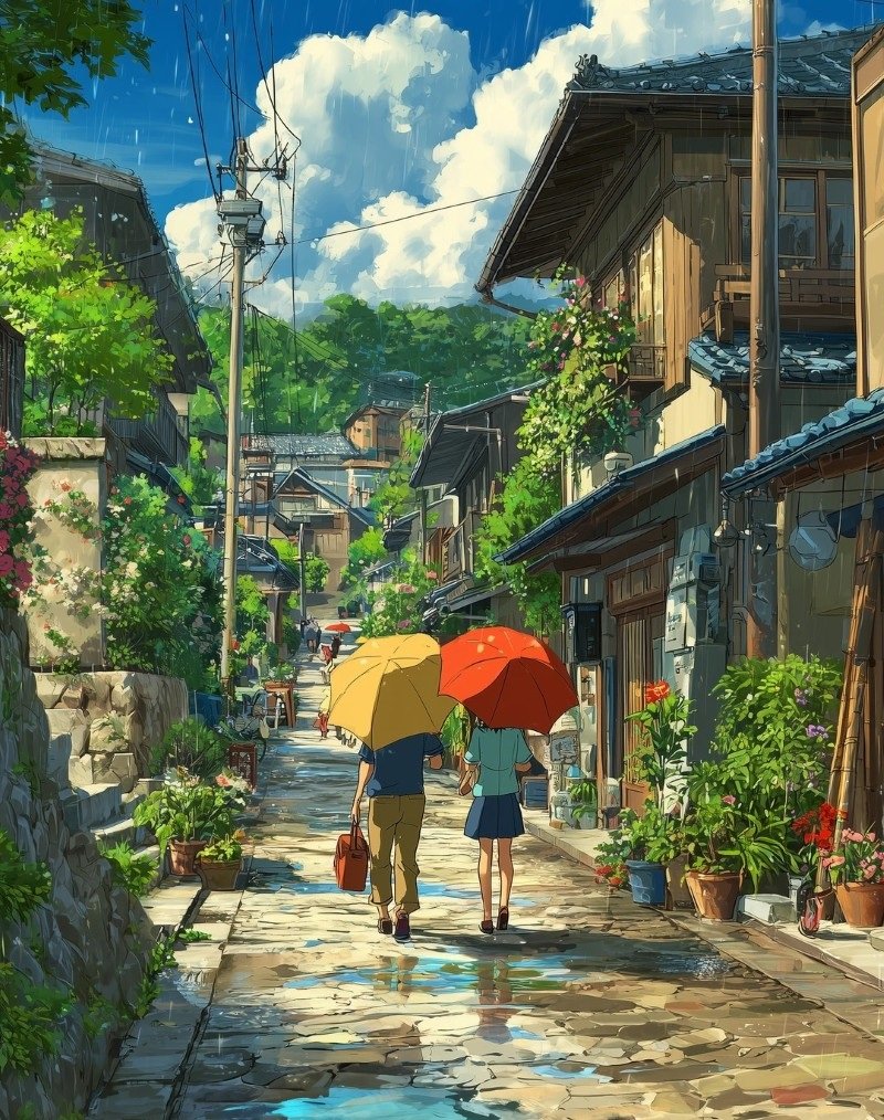 ảnh phong cảnh đẹp anime 19