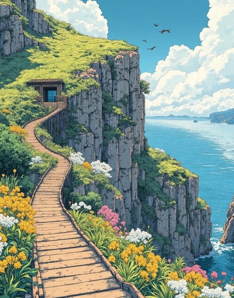 ảnh phong cảnh đẹp anime 2