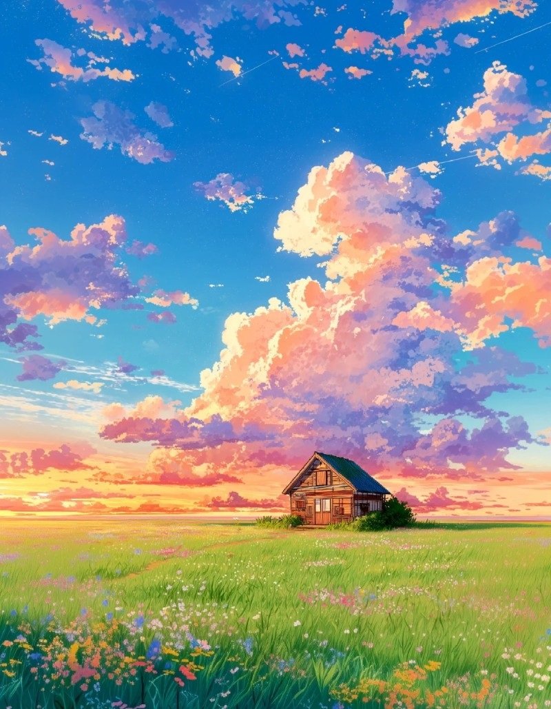 ảnh phong cảnh đẹp anime 5